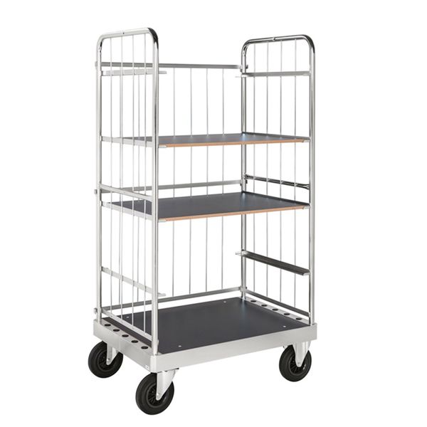 Etagevogn Heavy Steel , 70x100x190h cm.