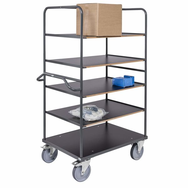 Etagevogn Ergo 5 hylder 80x130x180h cm