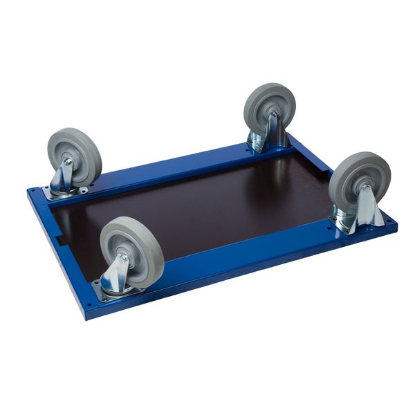 4 elast. hjul Ø20, 2 faste, 2 svingbare