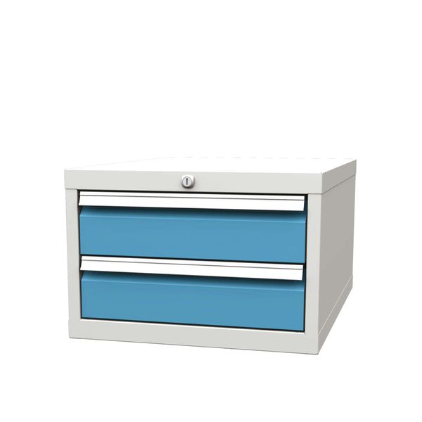 Uni Max skuffe til filebænk grå