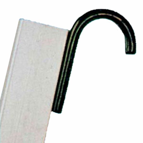 Krog, sort plastikovertræk, Ø100, rund 