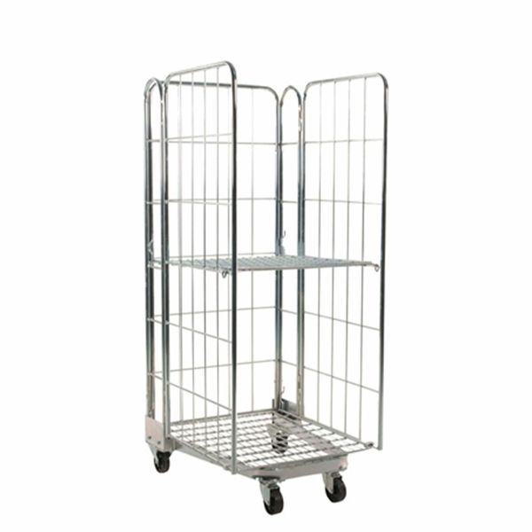 Rullecontainer 70 cm Bred m. 3 vægge  