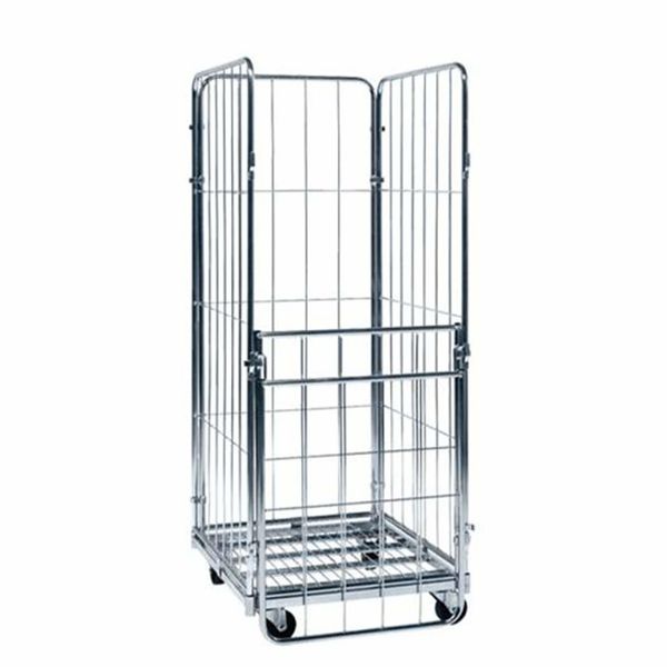 Rullecontainer 72 cm m. 3v + låge
