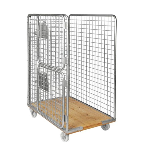 Rullecontainer 75 cm træbund 3v+2l