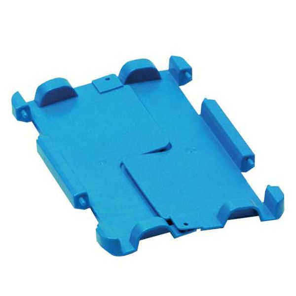 Heavy duty kasse låg 40x30 cm blå