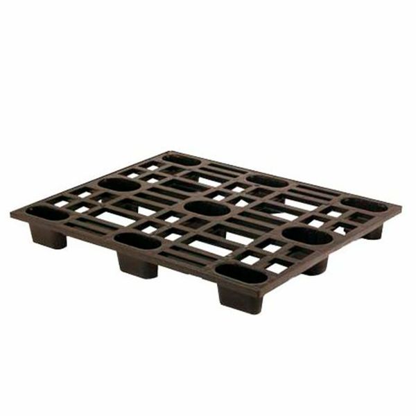 Letvægtspalle 120x100x13h cm sort 6,5 kg