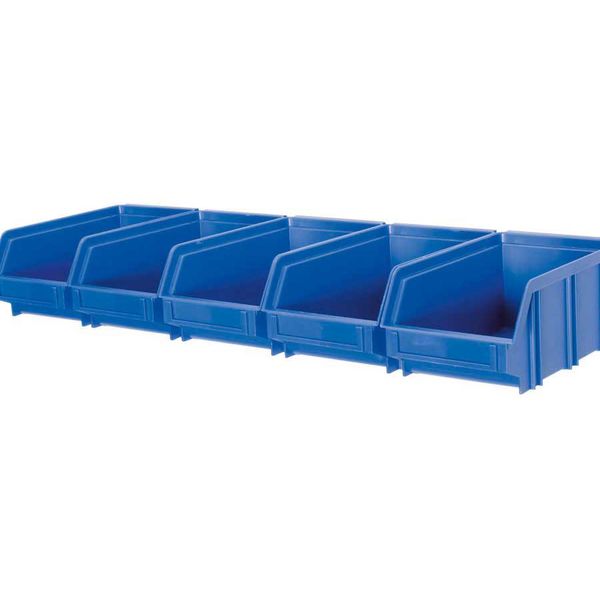 LUX Vægskinne 50 cm. m. 5 stk. forrådsbakker