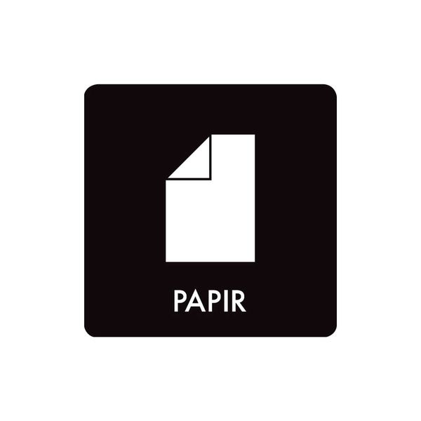 Pictogram 'PAPIR'