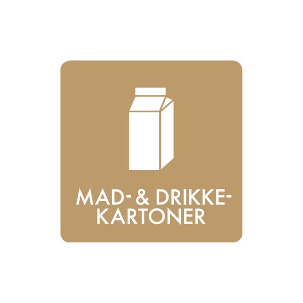 Pictogram 'MAD & DRIKKE KARTONER'