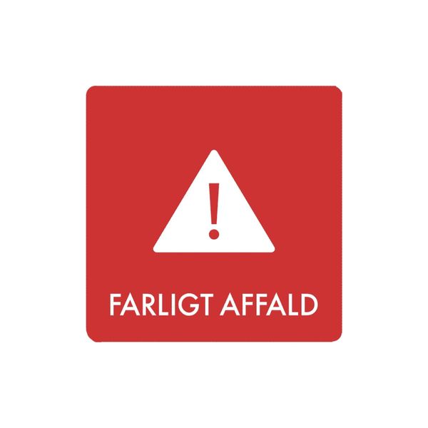 Pictogram 'FARLIGT AFFALD'