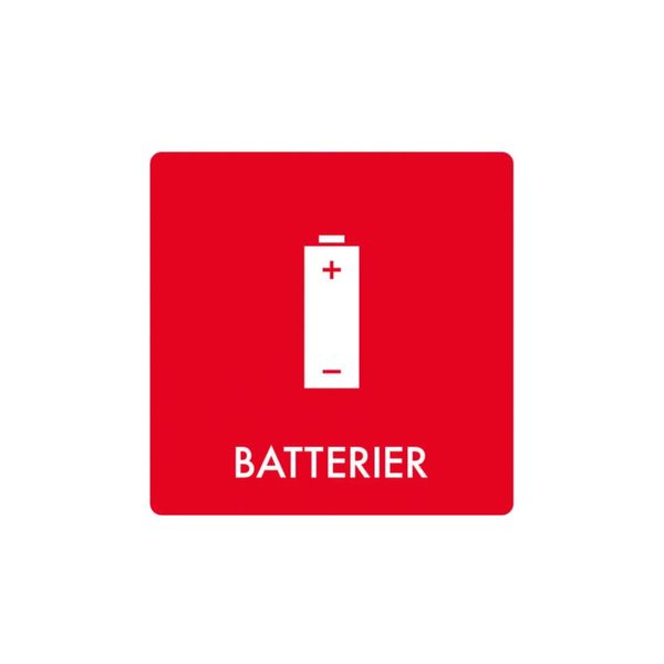 Pictogram 'BATTERIER'