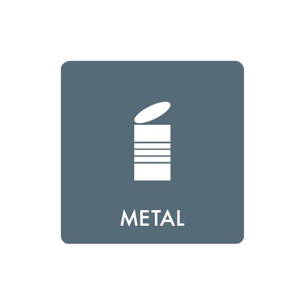 Pictogram udendørs 'METAL'