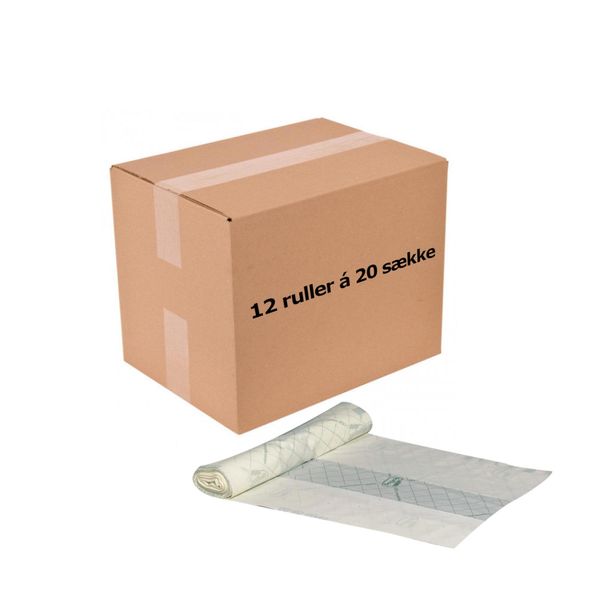 Biosække 80 l - 100% nedbrydelig