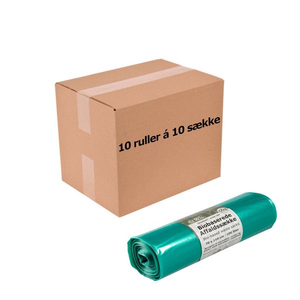 Biosække 100 l - 49% virgin LDP