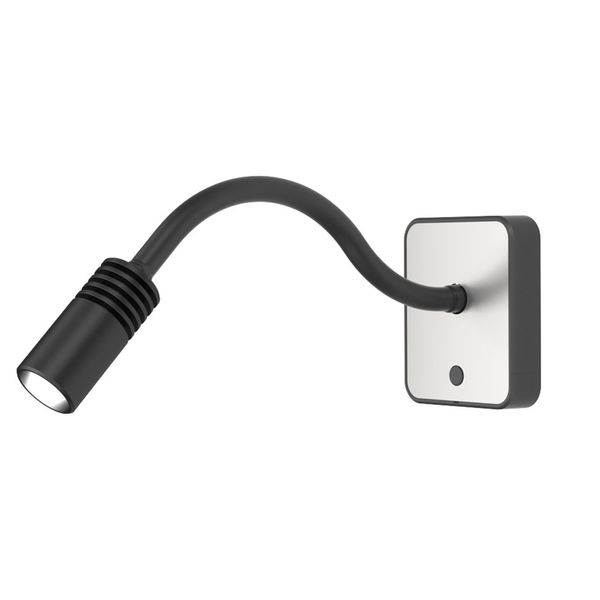 Væglampe Luxo A70 WG Sort/Krom