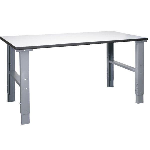 Arbejdsbord 80x200 cm justerbar 70-97 cm