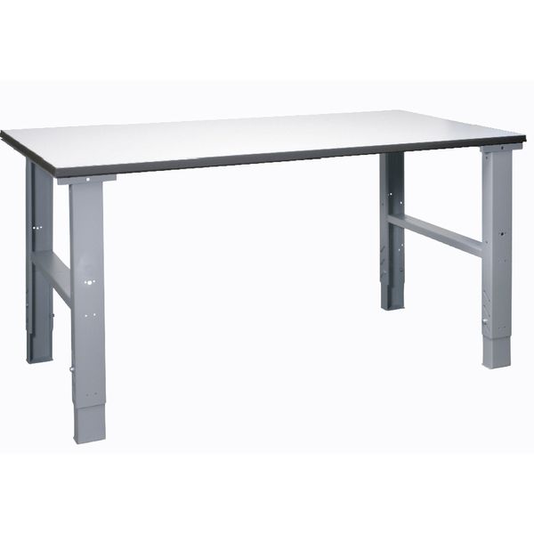 Arbejdsbord 80x120 cm justerbar 70-97 cm