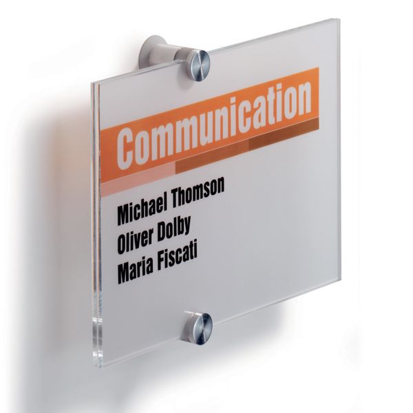 Dørskilt CRYSTAL SIGN 210x148mm (A5)