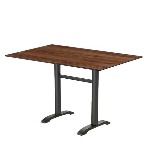 Cafebord 14 mørkolieret eg 120x79 cm