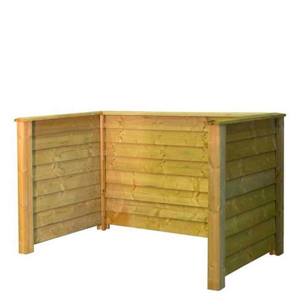 Base renovationsskjul Klink Profil - Trykimprægneret -Natur