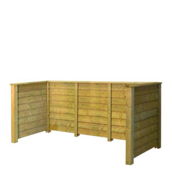 Base renovationsskjul Klink Profil - Trykimprægneret - Natur