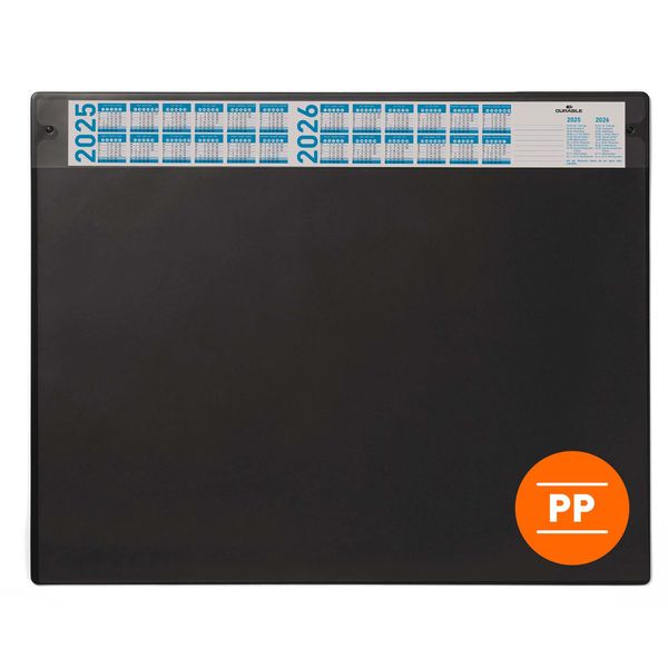 Skriveunderlag med udskiftelig dækplade