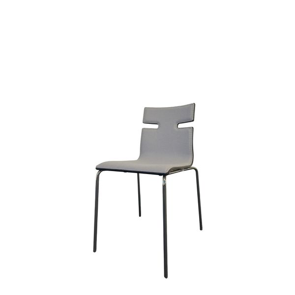 Whisper m. polster sæde/ryg, lysegrå