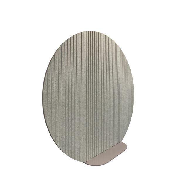 Fritstående PET-skillevæg Stor, grågrøn