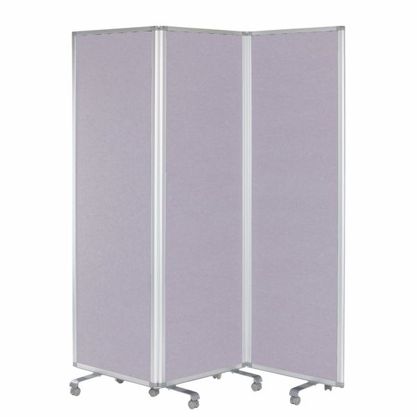 Foldeskærm PZ Flex 180x180h cm., alu