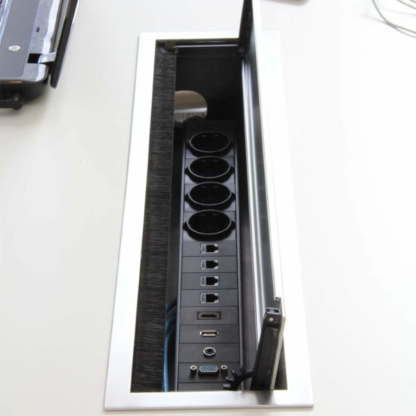 Kabelboks til bord, stor