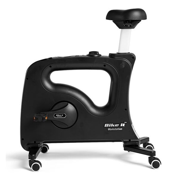 Kontorcykel Premium med hjul, sort