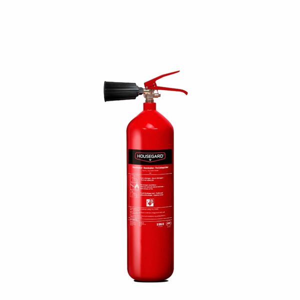 CO2-slukker Housegard 2 kg rød