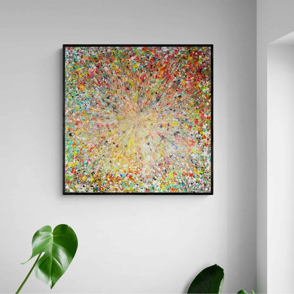 Akustik billede Nature Explosion #1 60x60 cm