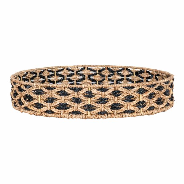 Bakke i søgræs Ø38 cm, sort/natur