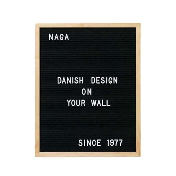 Bogstavstavle 40x50 cm, natur