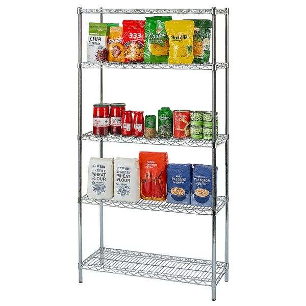 Trådreol Wirefix 46x91x180 h cm