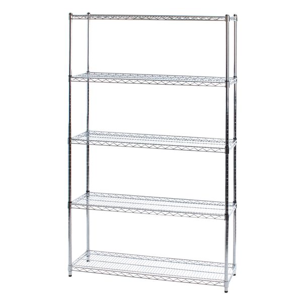 Trådreol Wirefix 36x122x200 h cm