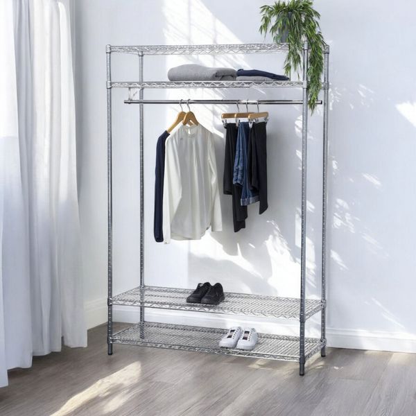 Trådreol Wirefix 46x122x200 h cm