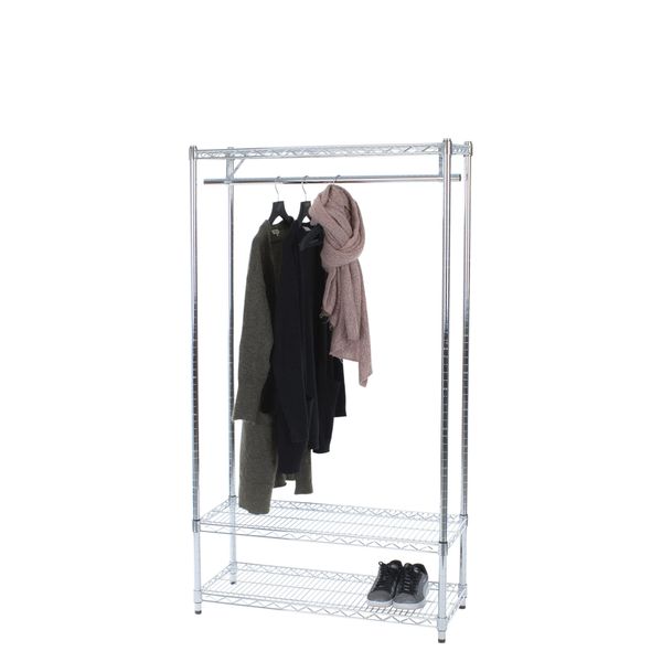 Trådreol Wirefix 46x91x160 h cm