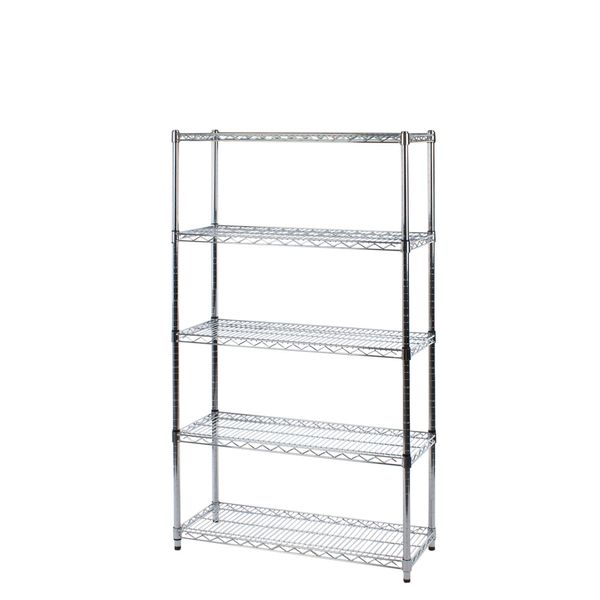 Trådreol Wirefix 36x91x160 h cm