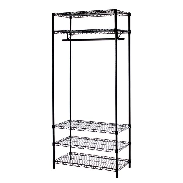 Trådreol Wirefix 46x91x200h, sort