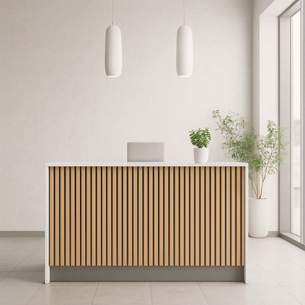 Receptionsskranke Conta 170 cm. akustikpanel