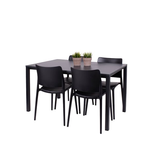 Oporto Base X 80x140 bord m. 4 Salina stole