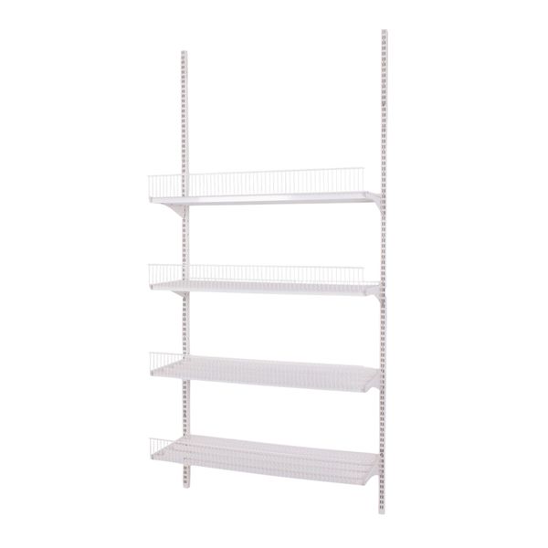 Vægfag CP25, 1 fag m. 4 trådhylder