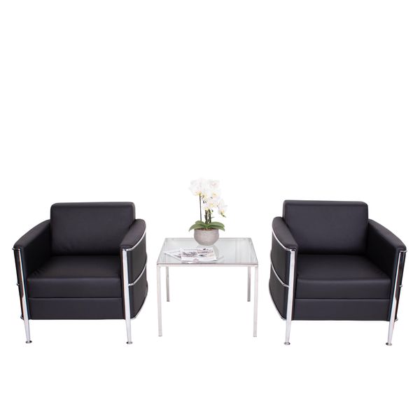 Stolesæt 2x1 pers + lille bord