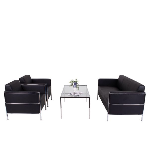 Sofasæt Boston 2x1 pers + 1x3 pers + stort bord