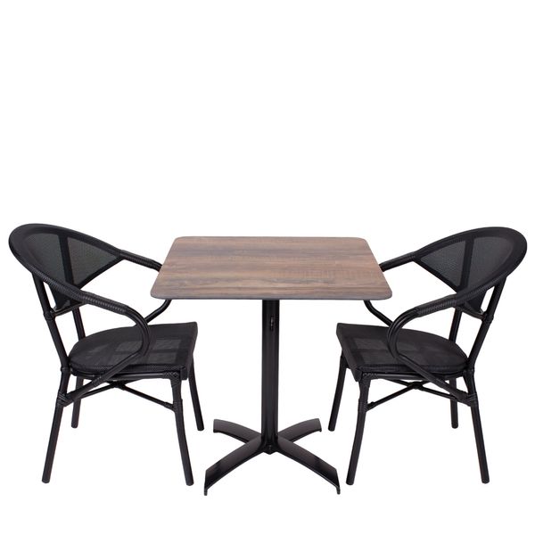 Cafesæt 2 Duomo stole+1 Bellini bord