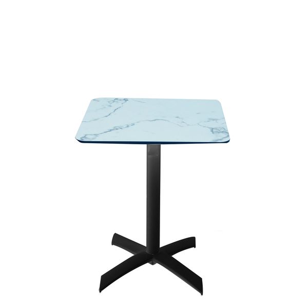Cafebord Farnese, 70x70 cm, m. vip,  marmorlook 