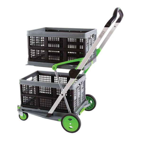 Clax transportvogn m. 2 hylder