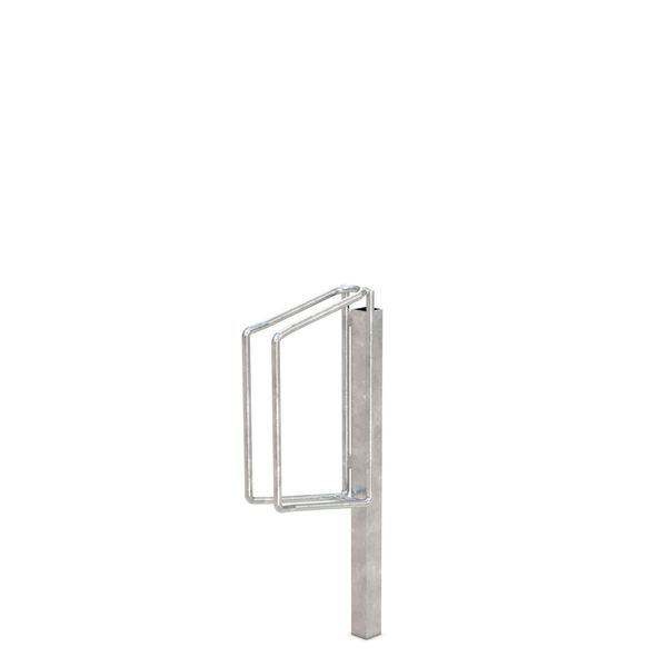 Cykelstativ med 1 bøjle til jord